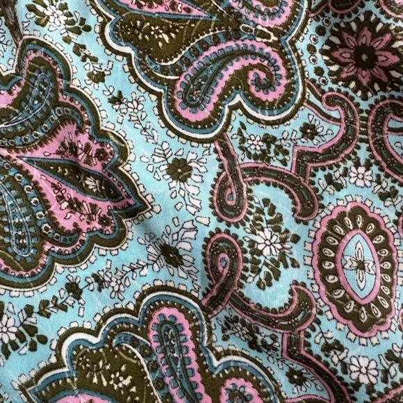 Boho Paisley Tiered Maxi Skirt | Stretch Waist - Picture 6 of 6